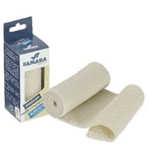 Atadura Elástica - Alta Compressão 10cm x 1,30m Natural ( Famara )