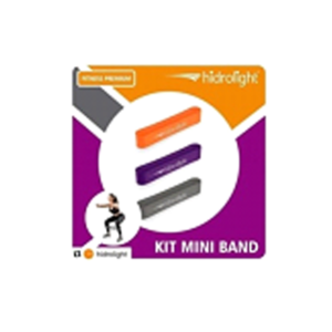 Kit Mini Band Faixa de Treino Hidrolight - 3 Peças