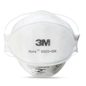 Respirador Descartável 3M™ Aura™ 9320+BR Classe PFF-2 (S)