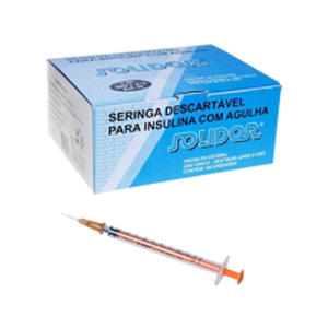 Seringa Descartável para Insulina